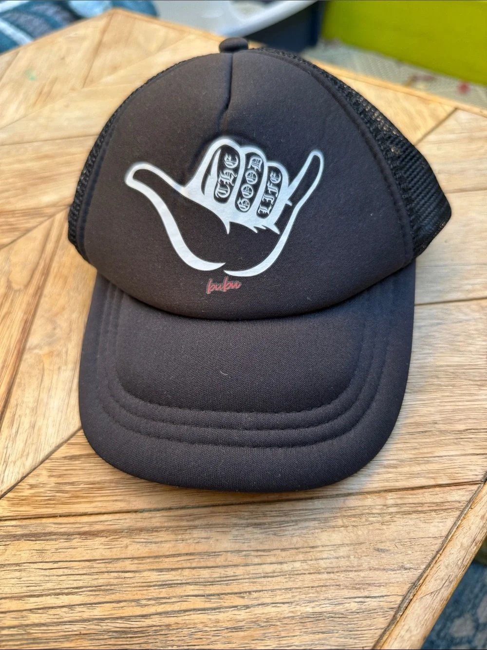 Black Shaka Logo toddler Trucker Hat